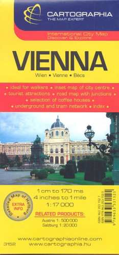 *Bécs - Vienna térkép 1:17000 €
