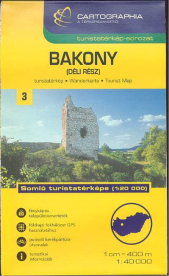 *Bakony (déli rész) turistatérkép (1:40 000) /Turistatérkép-sorozat