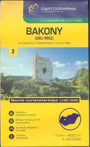 *Bakony (déli rész) turistatérkép (1:40 000) /Turistatérkép-sorozat