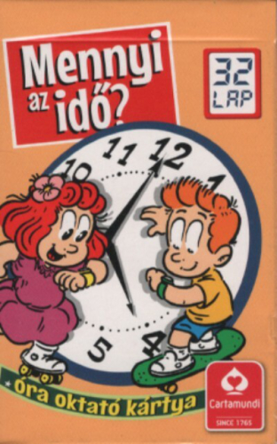 Mennyi az idő? /Óra oktató kártya