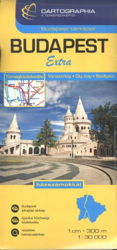 *Budapest extra várostérkép 1:30 000