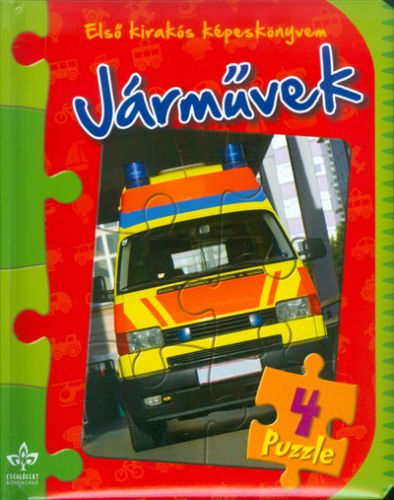 Járművek /Első kirakós képeskönyvem - 4 puzzle