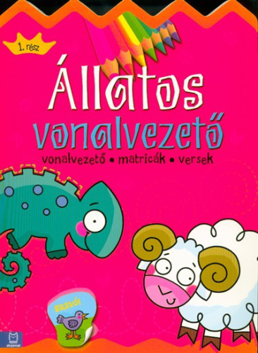 Állatos vonalvezető 1. rész /Vonalvezető - matricák - versek