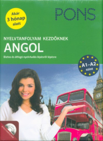 *PONS Nyelvtanfolyam kezdőknek - Angol (könyv+CD+online) - Biztos és átfogó nyelvtudás lépésről lépésre