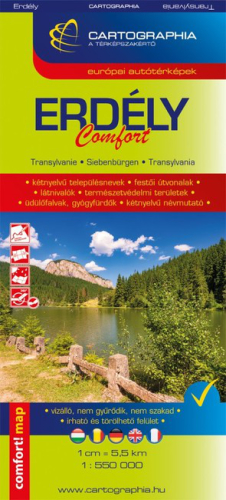 *Erdély - Comfort autótérkép
