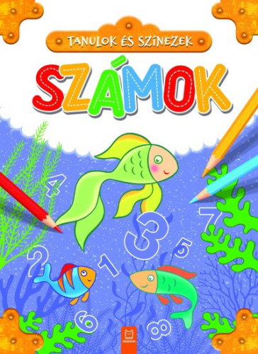 Tanulok és színezek - Számok