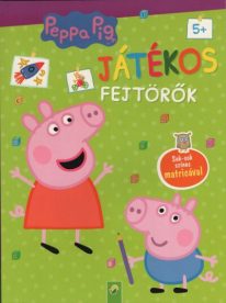 Peppa Malac: Játékos fejtörők - Sok-sok színes matricával