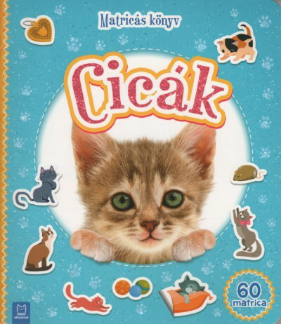 Cicák - Matricás könyv