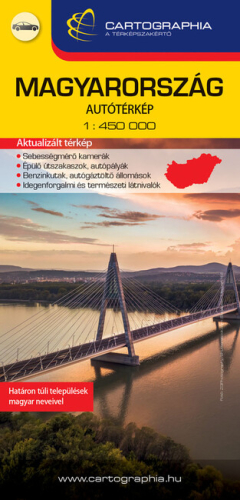 *Magyarország extra autótérkép (1:450 000) - 2022. (új kiadás)