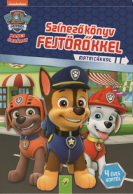 Mancs Őrjárat - Színezőkönyv fejtörőkkel matricákkal - 4 éves kortól