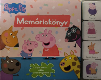 Peppa Malac: Memóriakönyv - 40 memóriakártyával