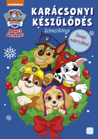 Mancs Őrjárat - Karácsonyi készülődés - Színezőkönyv ünnepi matricákkal §K