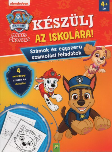 Mancs Őrjárat - Készülj az iskolára! - Számok és egyszerű számolási feladatok