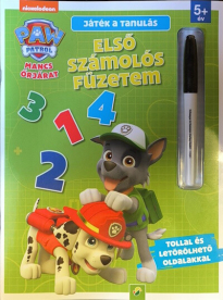 Mancs Őrjárat - Első számolós füzetem - Tollal és letörölhető oldalakkal