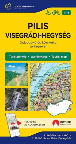 Pilis és Visegrádi-hegység turistatérkép - Dobogkő és környéke térképével - Turistatérkép-sorozat 16.