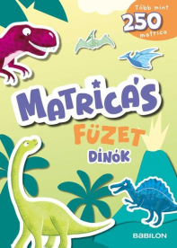 Matricás füzet - Dínók - Több mint 250 matricával