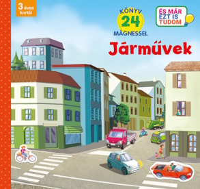 Járművek - Könyv 24 mágnessel - 3 éves kortól - És már ezt is tudom