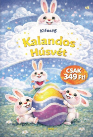 Kalandos húsvét - kifestő §H
