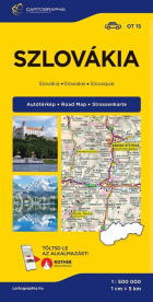 Szlovákia autótérkép (keményborítós)