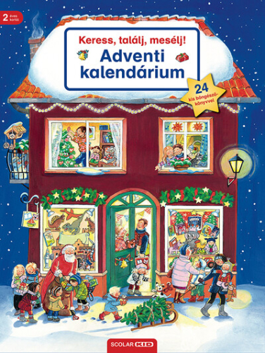 Keress, találj, mesélj! - Adventi kalendárium - 24 kis böngészőkönyvvel (extra nagy méret) §K