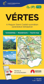 Vértes - Turistatérkép-sorozat 20. - A Magyar Szent Család nyomában zarándoktút térképével (új kiadás)