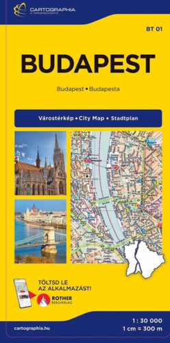 Budapest térkép 2026 - Keményborítós (új kiadás)
