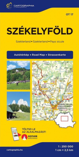 Székelyföld térkép (1:250 000)(új kiadás)