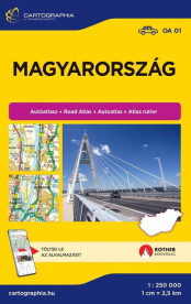 Magyarország autóatlasz 1:250 000 (új kiadás)